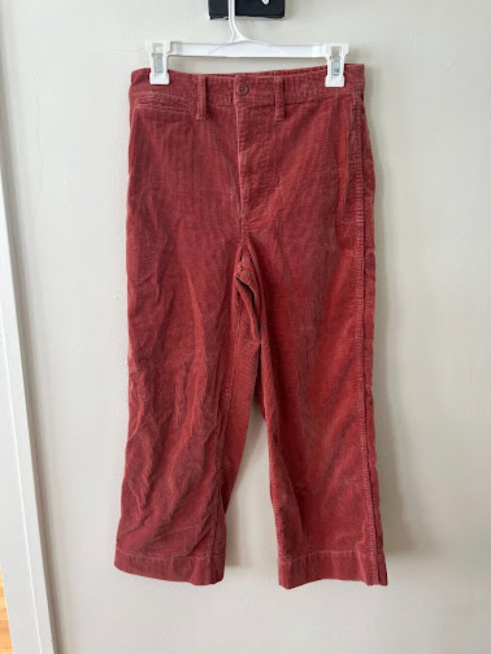 Madewell Slim Emmett Wide-Leg Crop Pants, New Copper - Size 26 - Picture 4 of 6